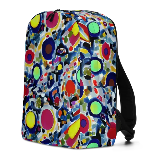 Neon Impression on a Minimalist Backpack