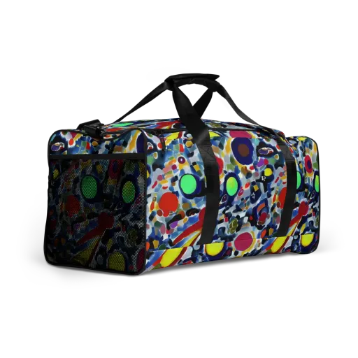Neon Impression on a Duffle Bag
