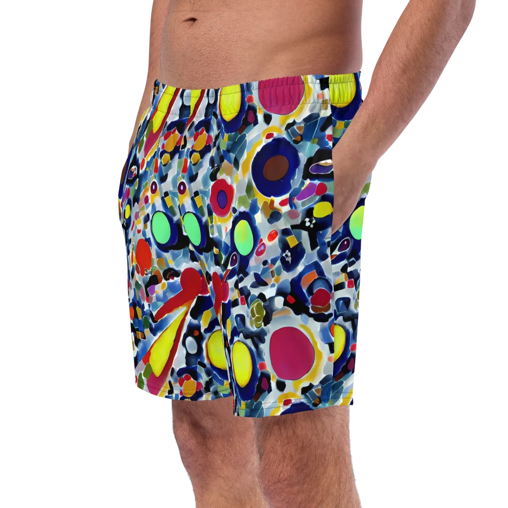 Neon Impression on Swim Trunks — Left Front
