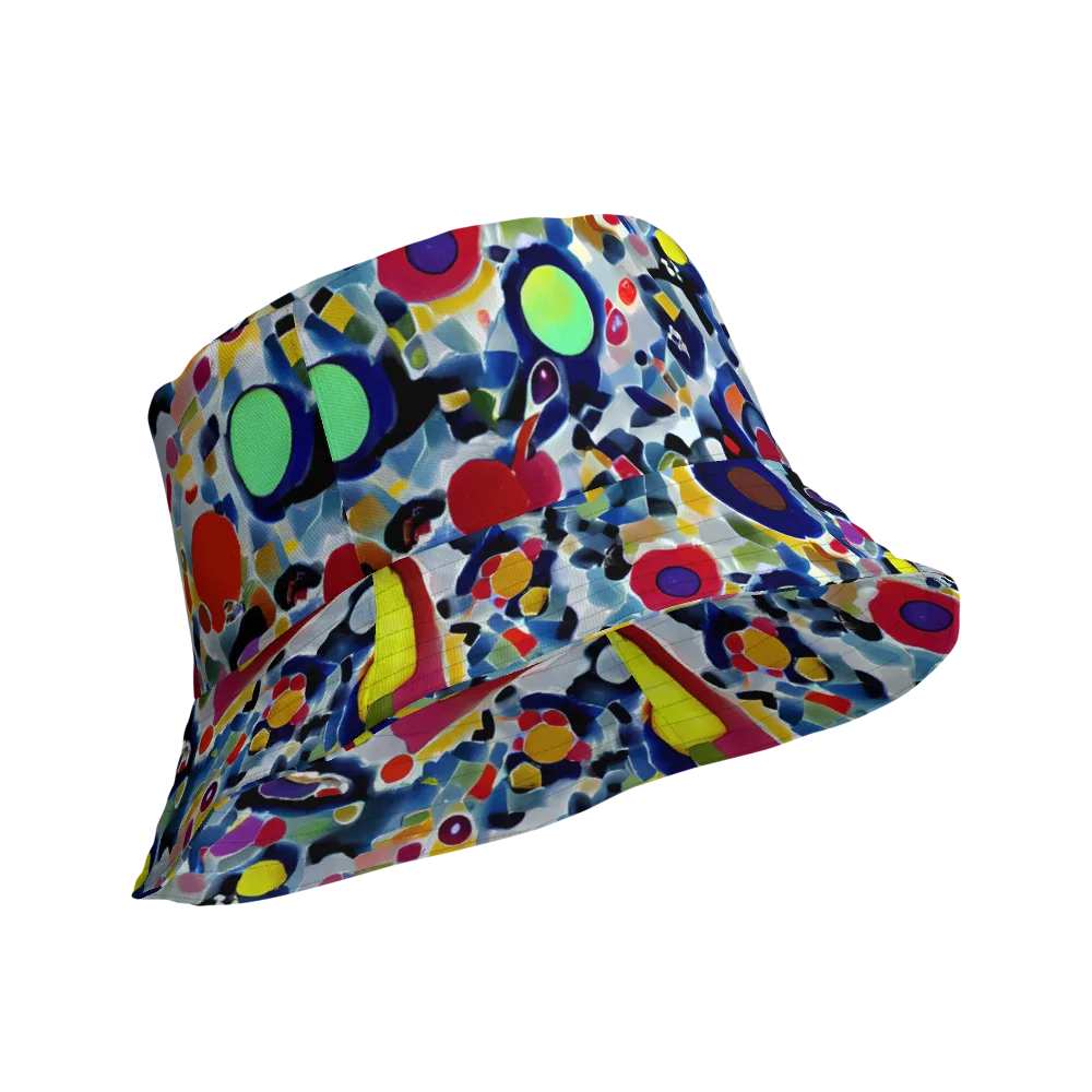 Neon Impression on Reversible Bucket Hat — Product details Outside