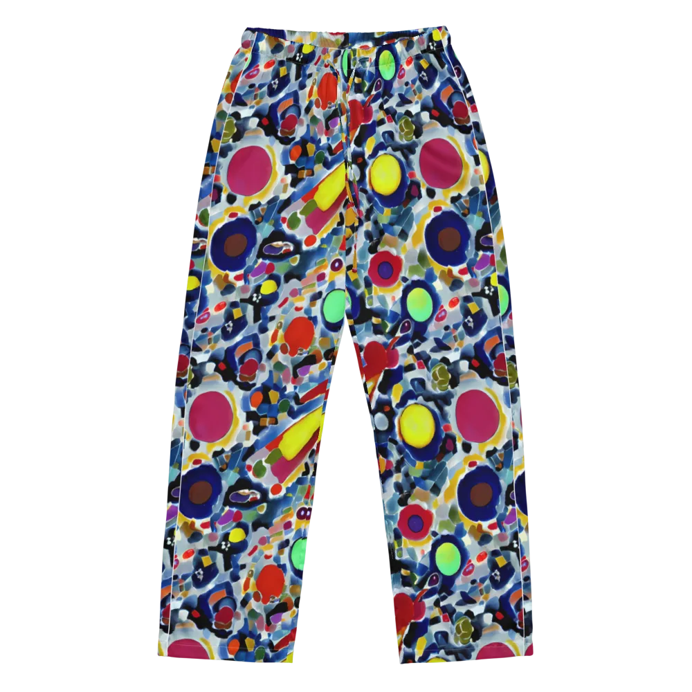 Neon Impression on Women's Pajama Pants — Front