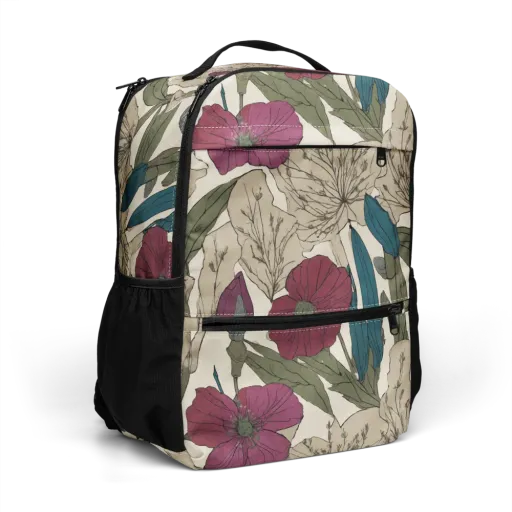 Poppy Herbarium on a Utility Backpack