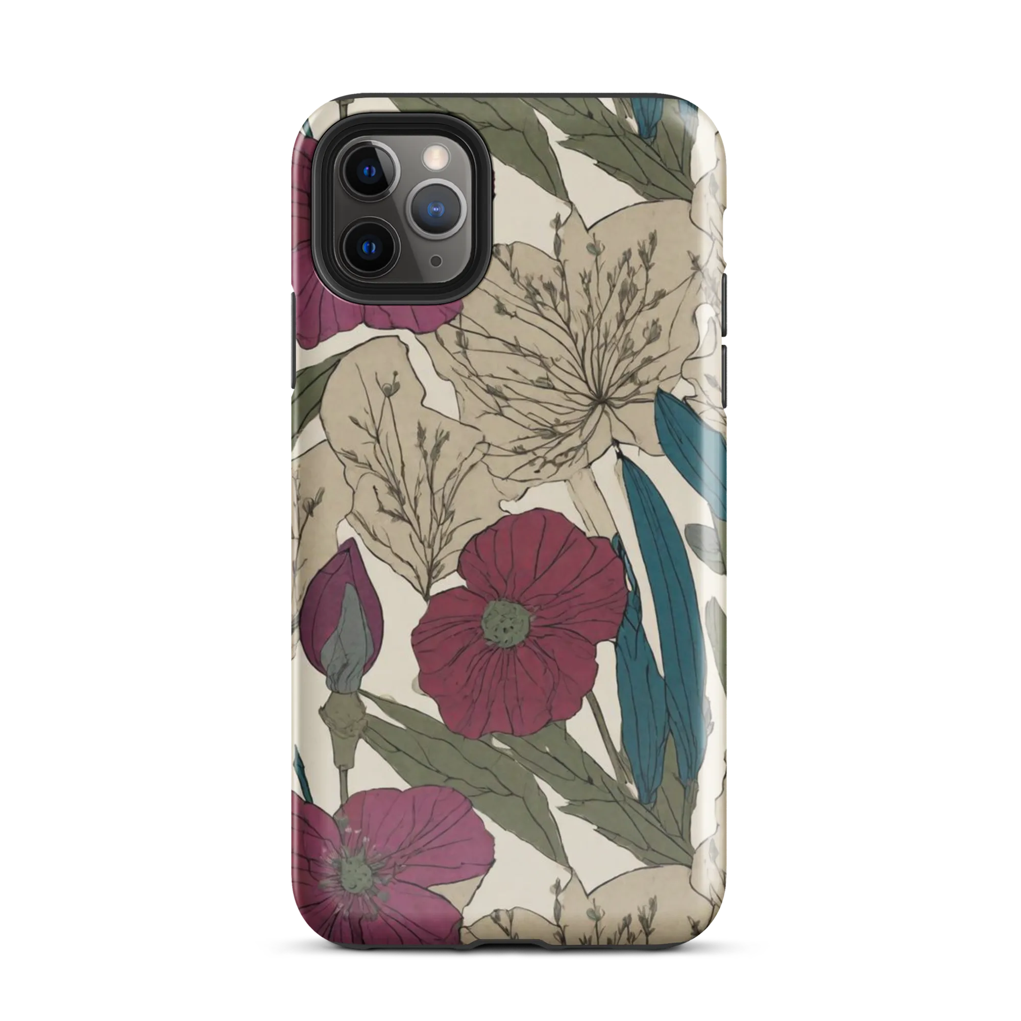 Poppy Herbarium on Tough Case for iPhone® — Front