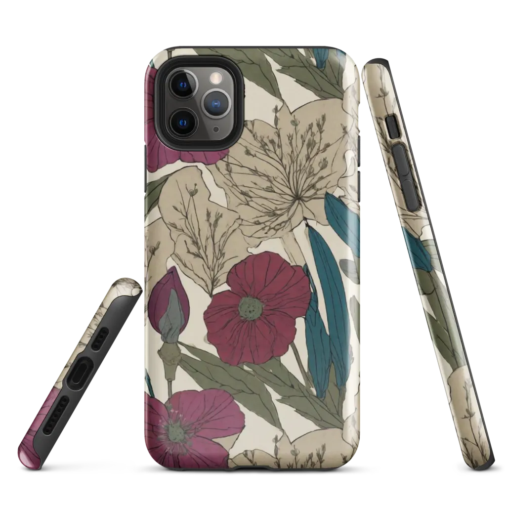 Poppy Herbarium on Tough Case for iPhone® — Front