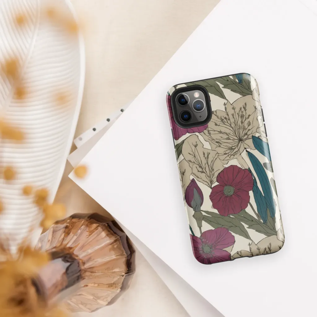 Poppy Herbarium on Tough Case for iPhone® — Front