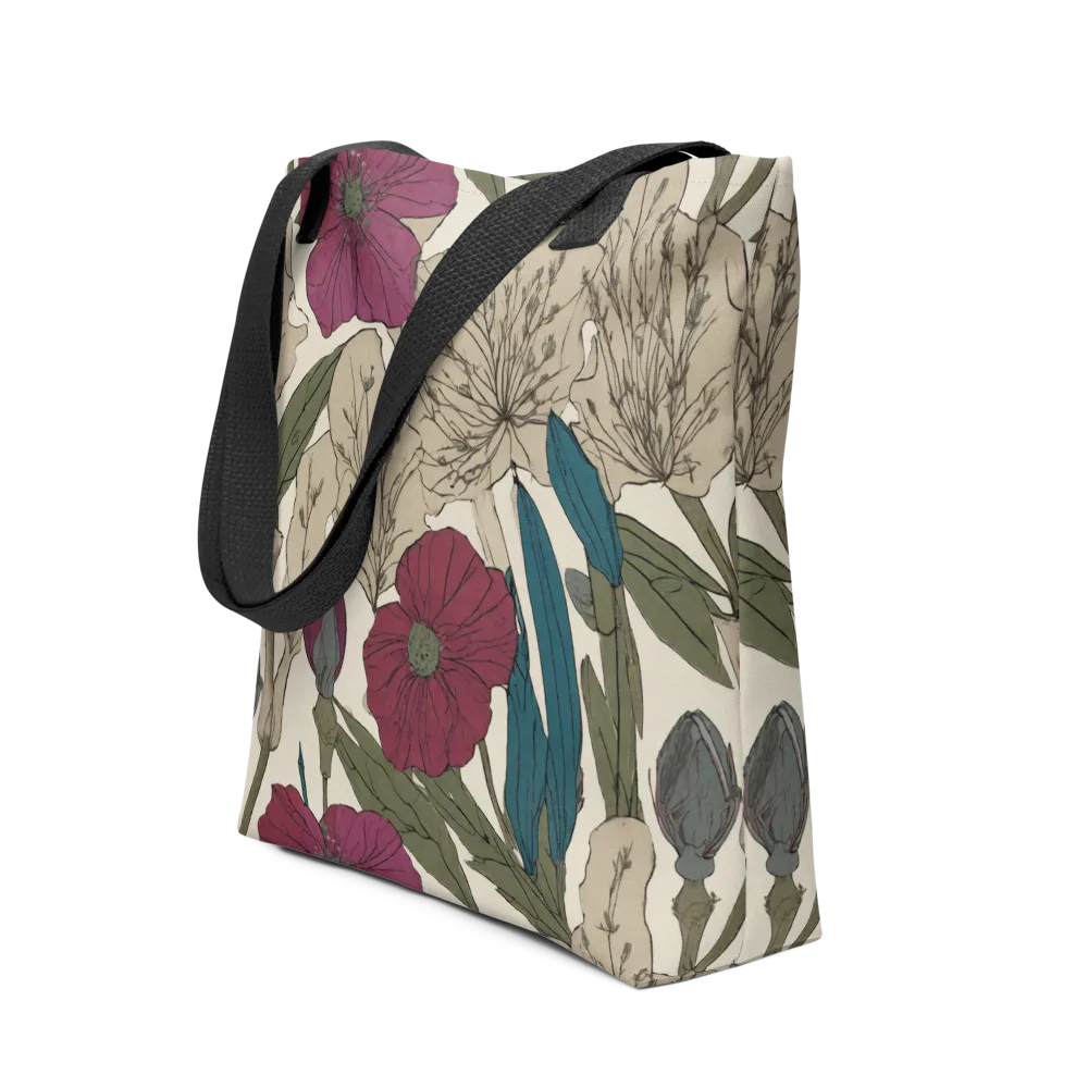 Poppy Herbarium on Tote Bag — Front