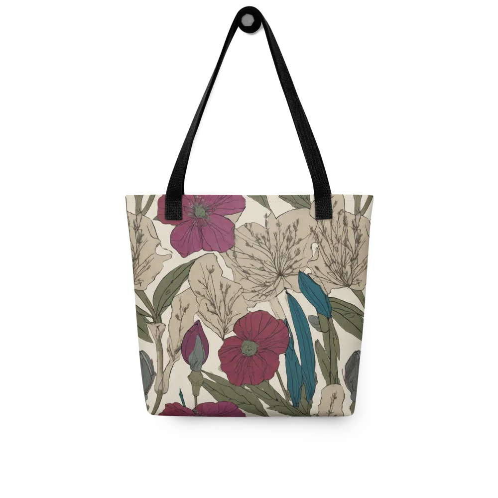 Poppy Herbarium on Tote Bag — Front