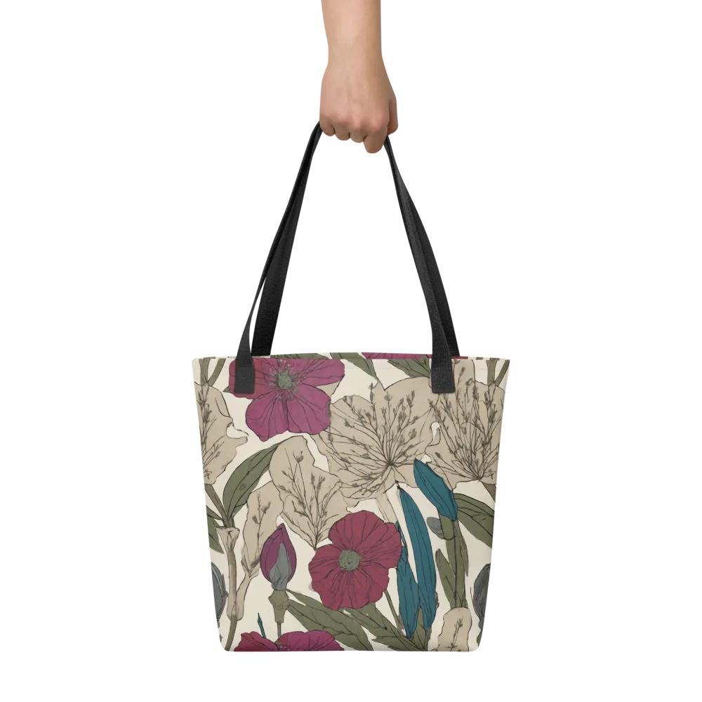 Poppy Herbarium on Tote Bag — Front