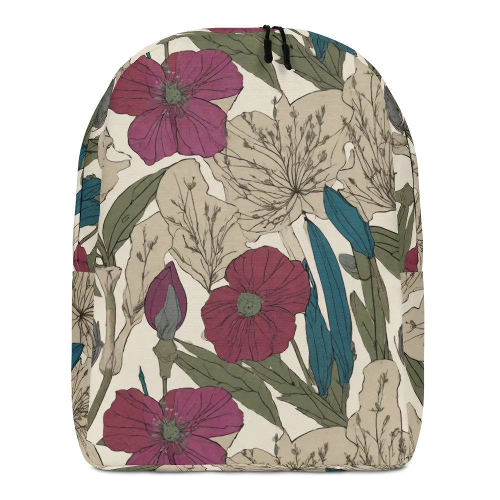 Poppy Herbarium on Minimalist Backpack — Front