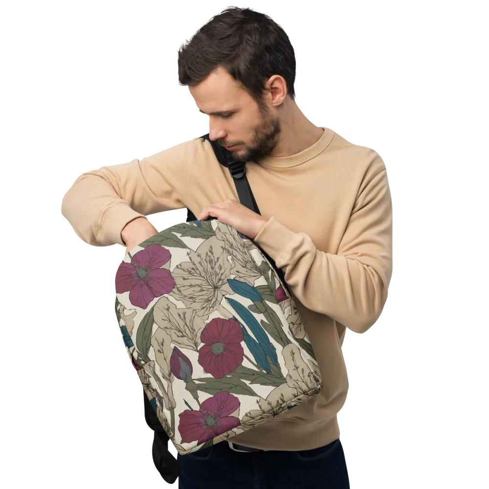 Poppy Herbarium on Minimalist Backpack — Front