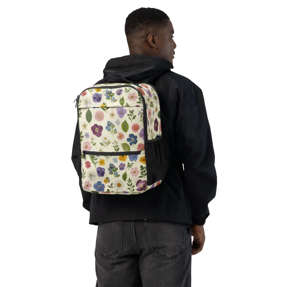 Garden Scatter on Utility Backpack — Back
