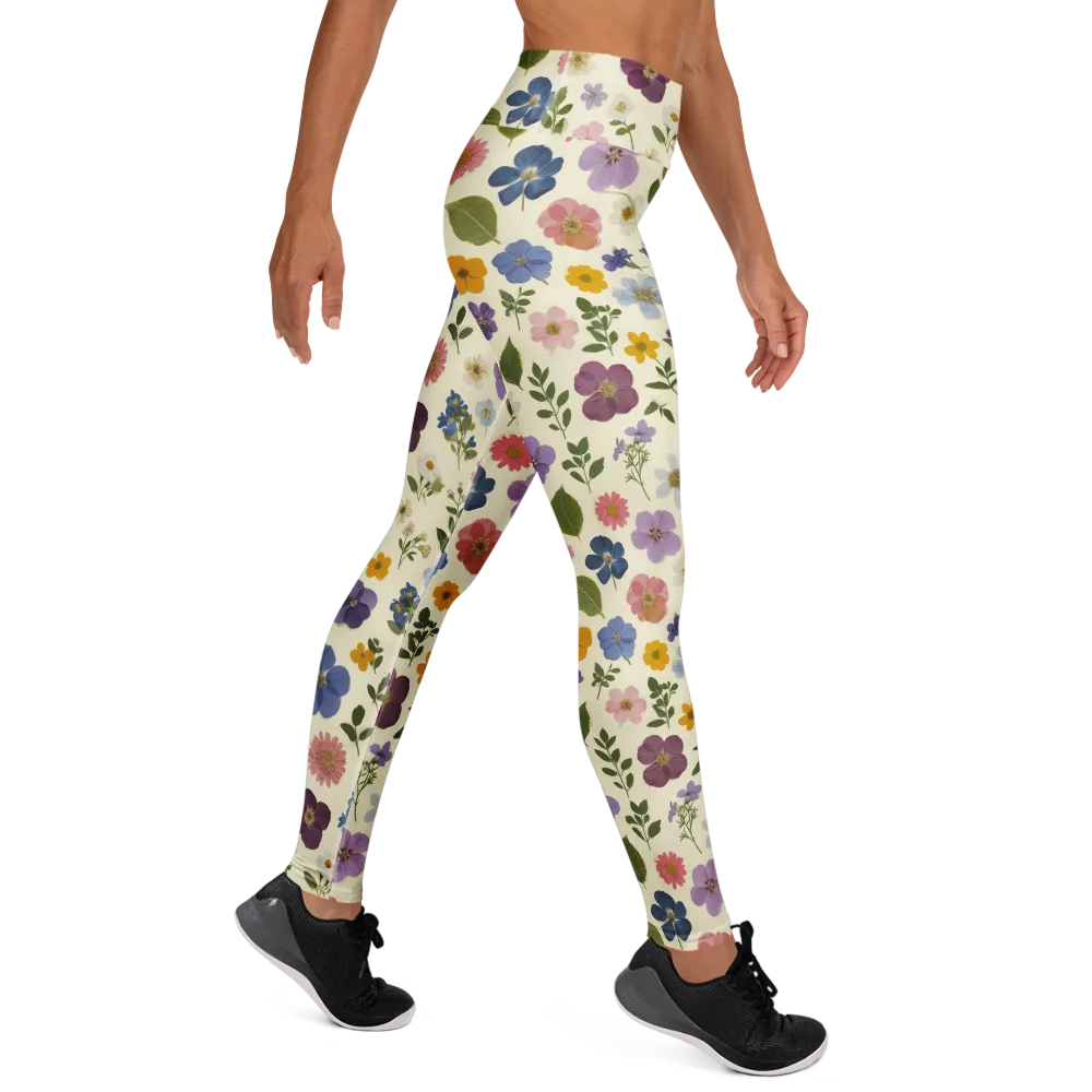 Garden Scatter on Yoga Leggings — Right