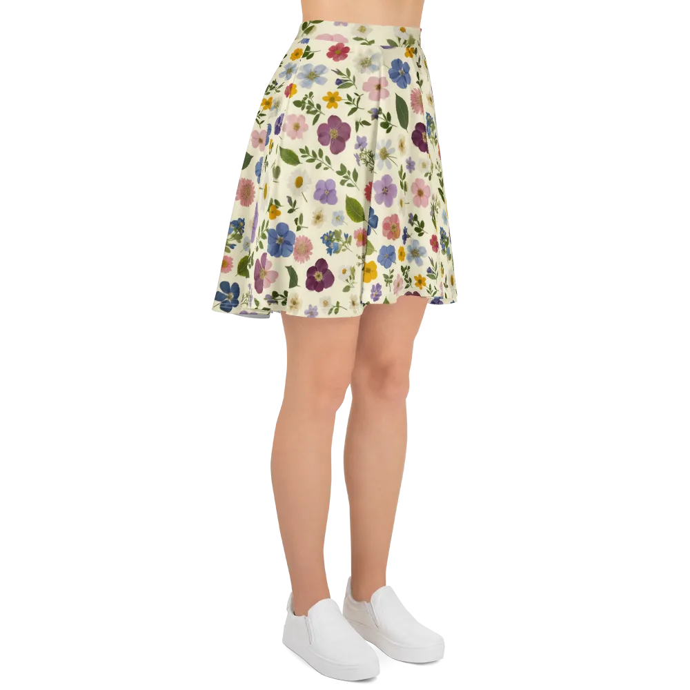 Garden Scatter on Skater Skirt — Right
