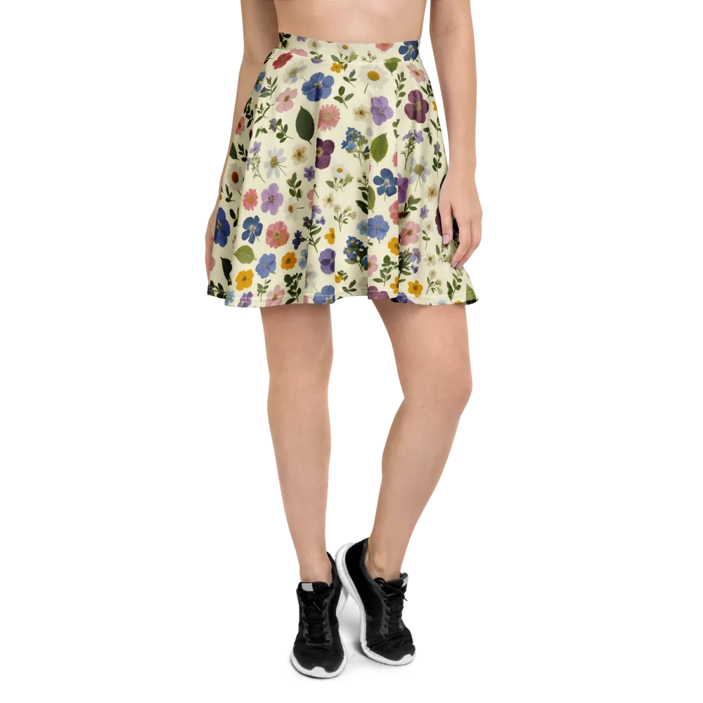 Garden Scatter on Skater Skirt — Front