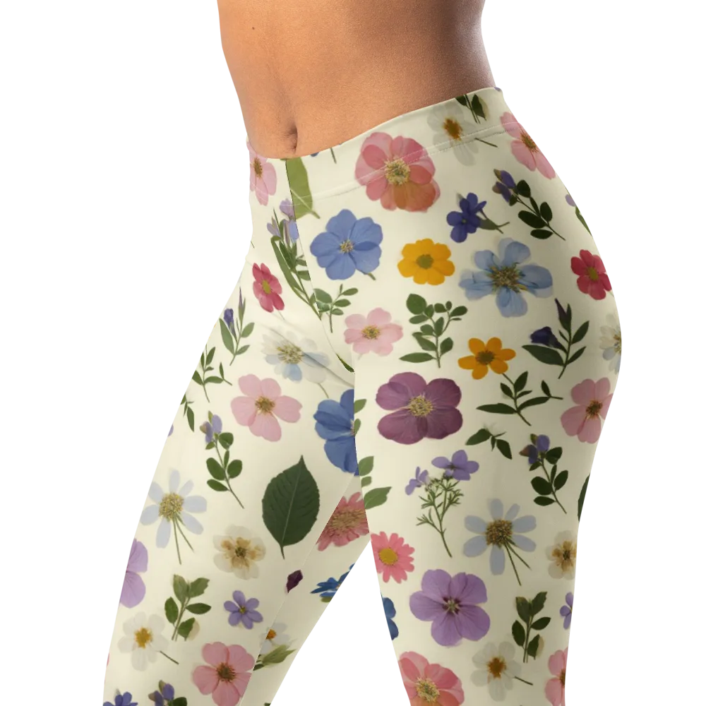 Garden Scatter on Leggings — Left Front