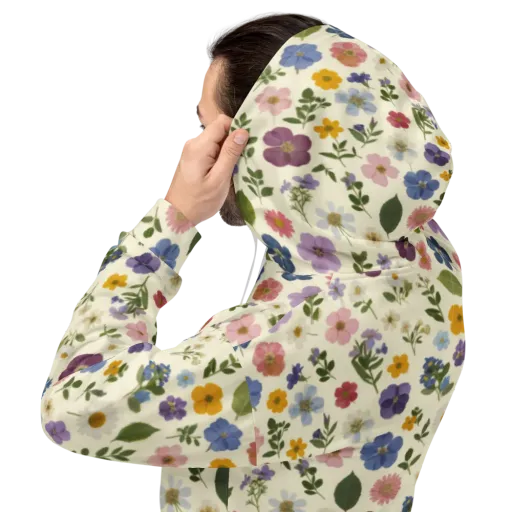 Garden Scatter on a Hoodie