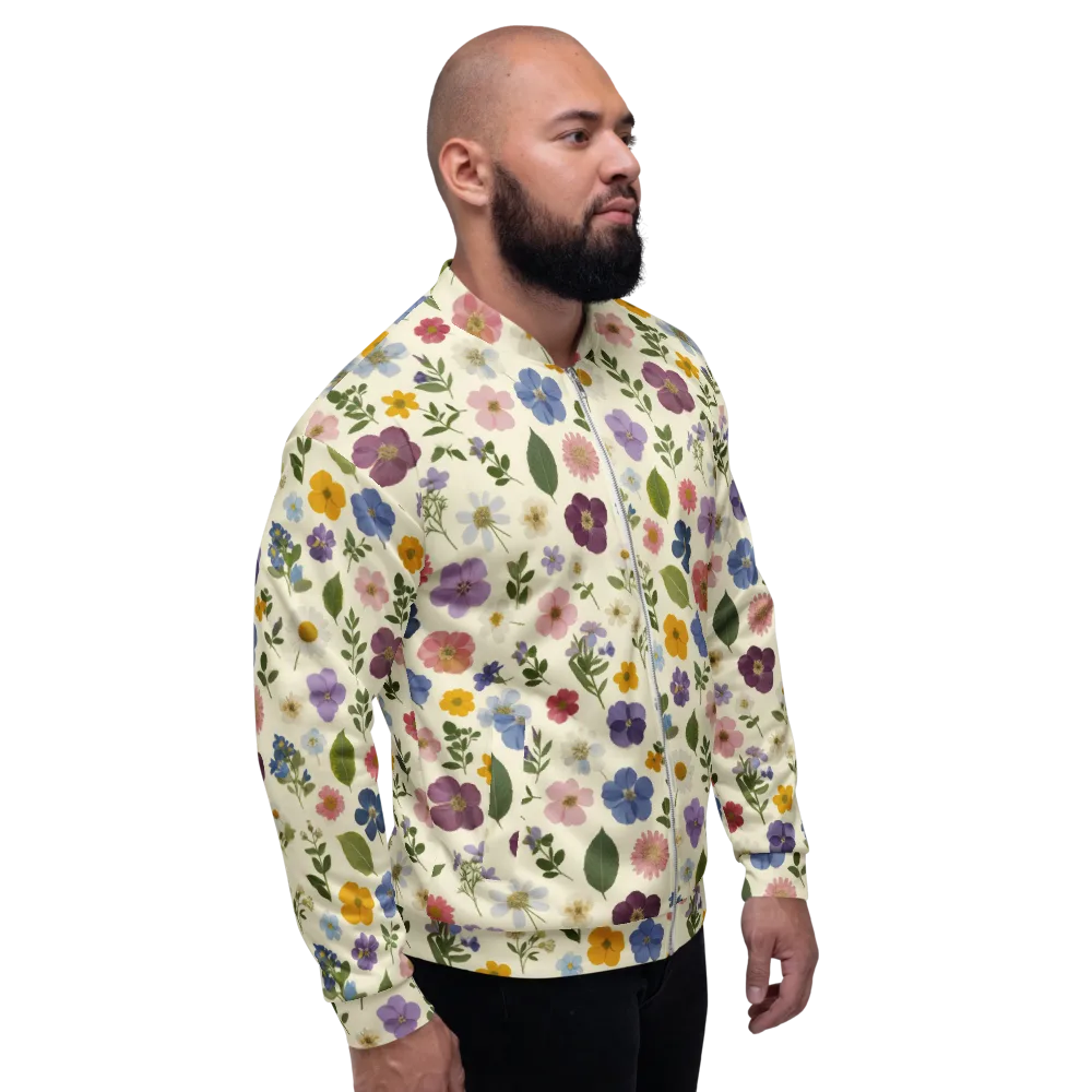 Garden Scatter on Bomber Jacket — Right