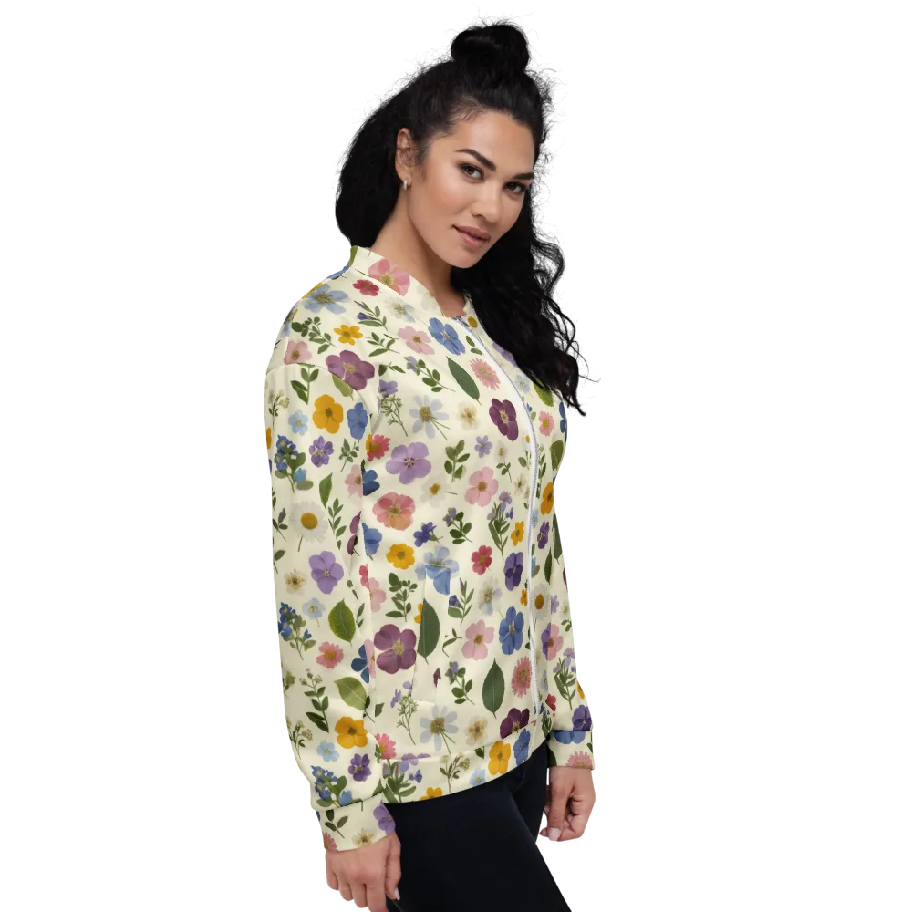 Garden Scatter on Bomber Jacket — Right
