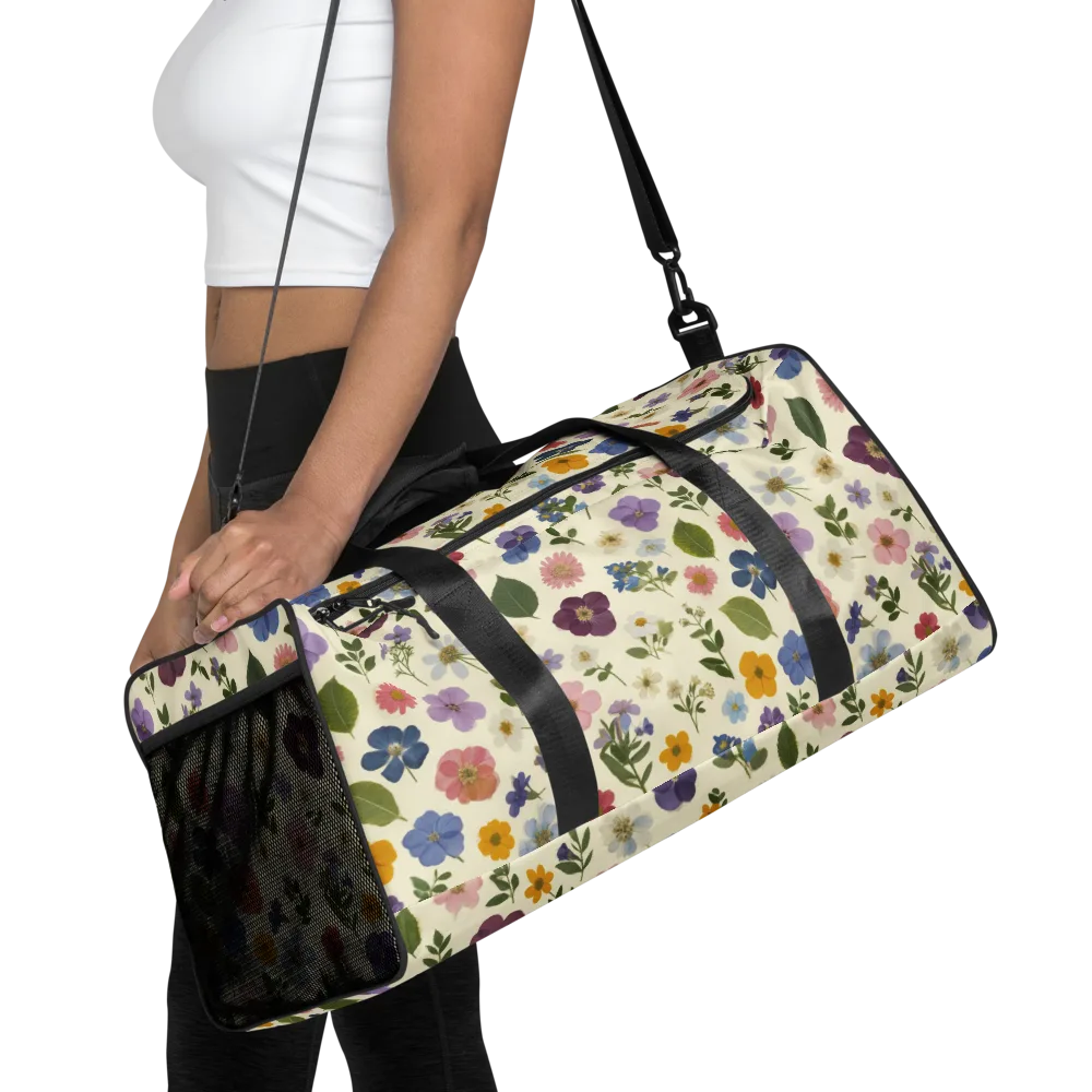 Garden Scatter on Duffle Bag — Front