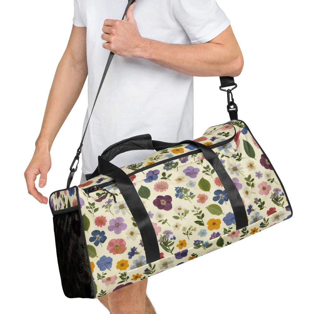 Garden Scatter on Duffle Bag — Right Front