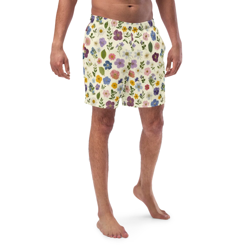 Garden Scatter on Swim Trunks — Front