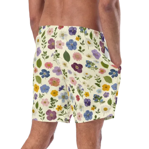 Garden Scatter on a Swim Trunks
