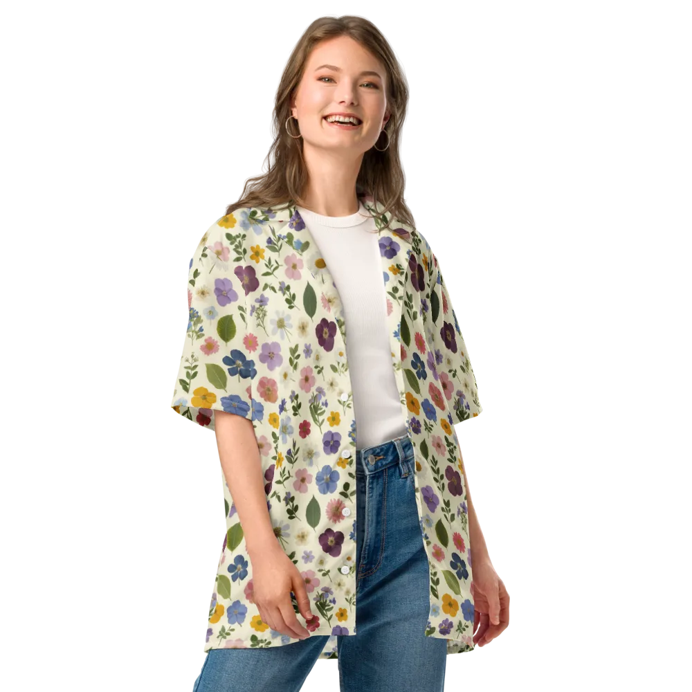 Garden Scatter on Button Shirt — Front