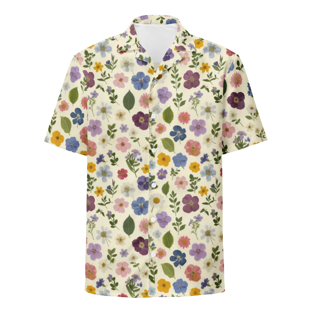 Garden Scatter on Button Shirt — Front