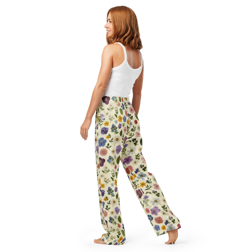 Garden Scatter on Women's Pajama Pants — Back
