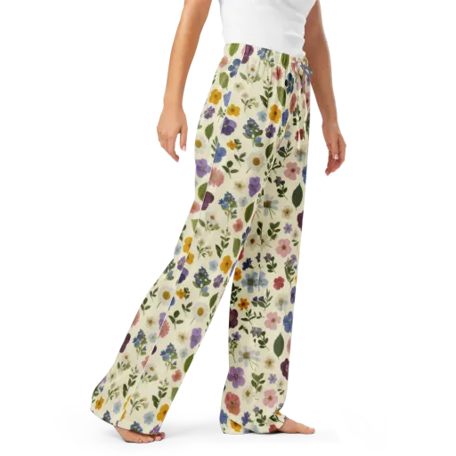 Garden Scatter on a Women's Pajama Pants