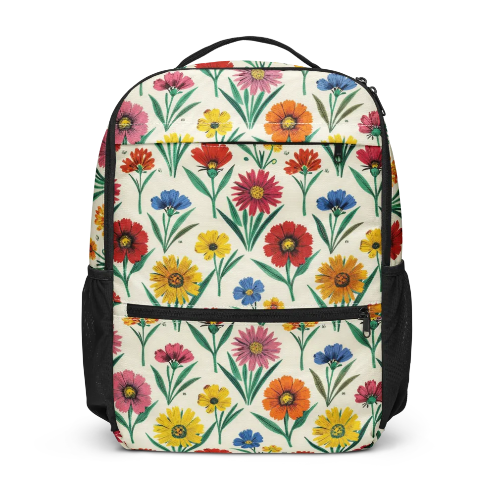 Meadow Mosaic on Utility Backpack — Front