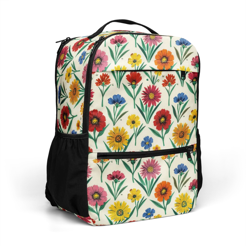 Meadow Mosaic on Utility Backpack — Right Front