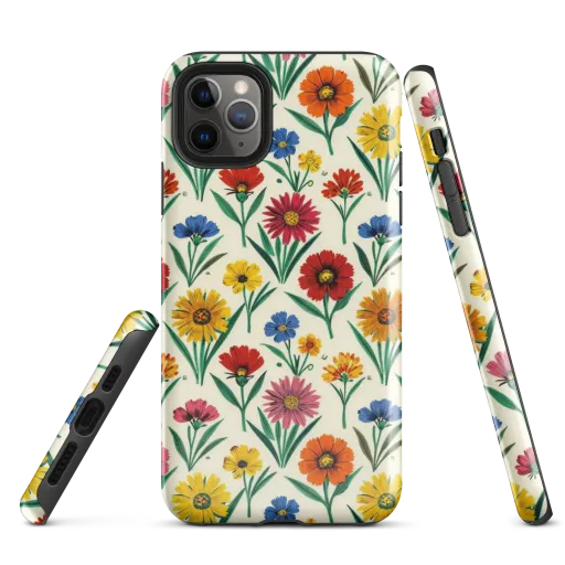 Meadow Mosaic on a Tough Case for iPhone®