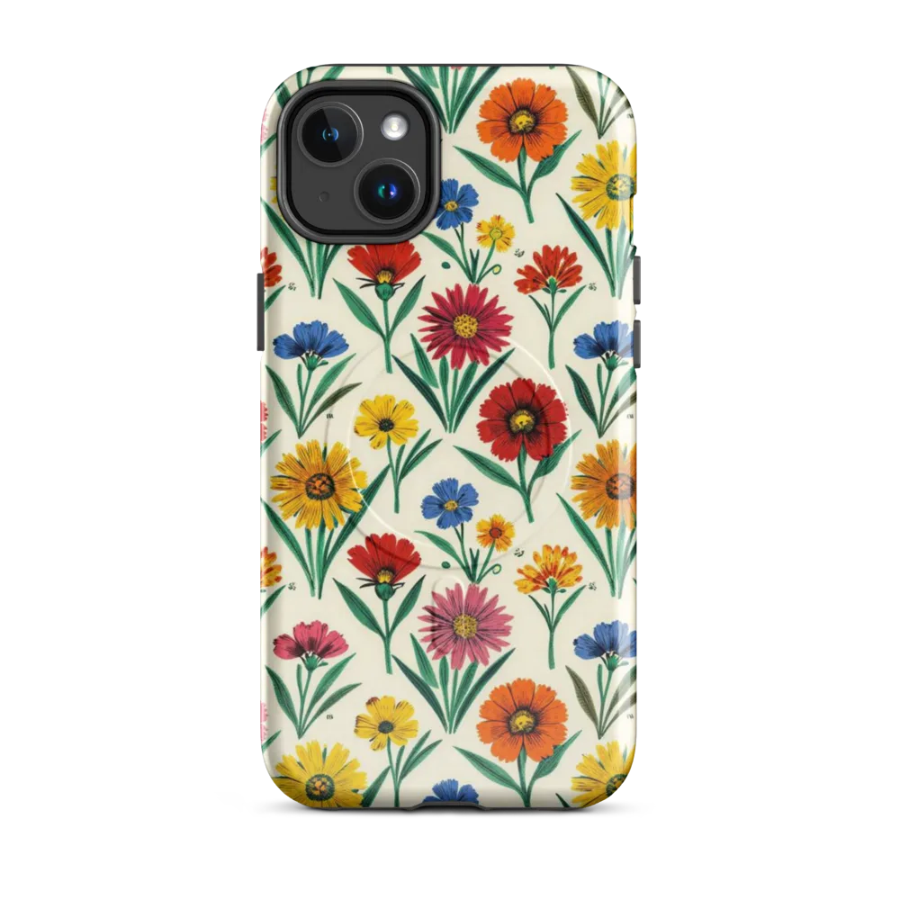 Meadow Mosaic on MagSafe Tough Case for iPhone® — Front