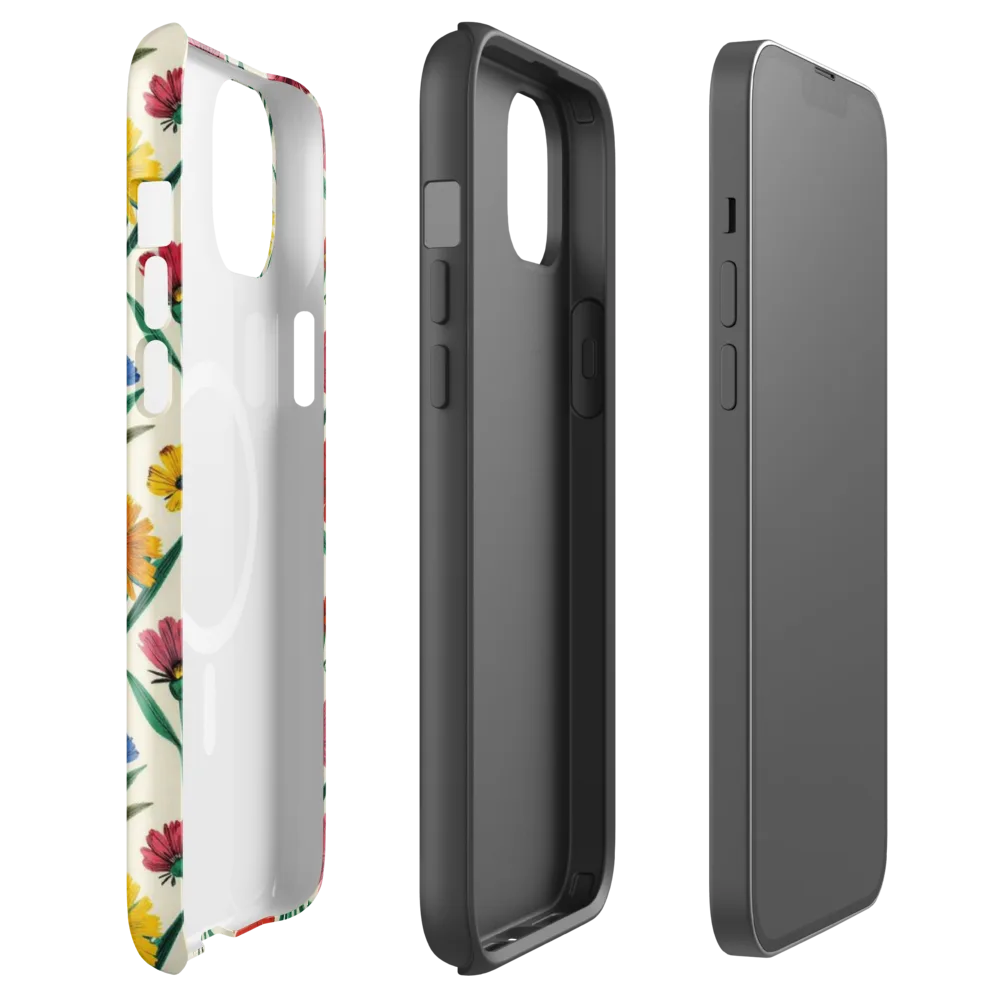 Meadow Mosaic on MagSafe Tough Case for iPhone® — Front