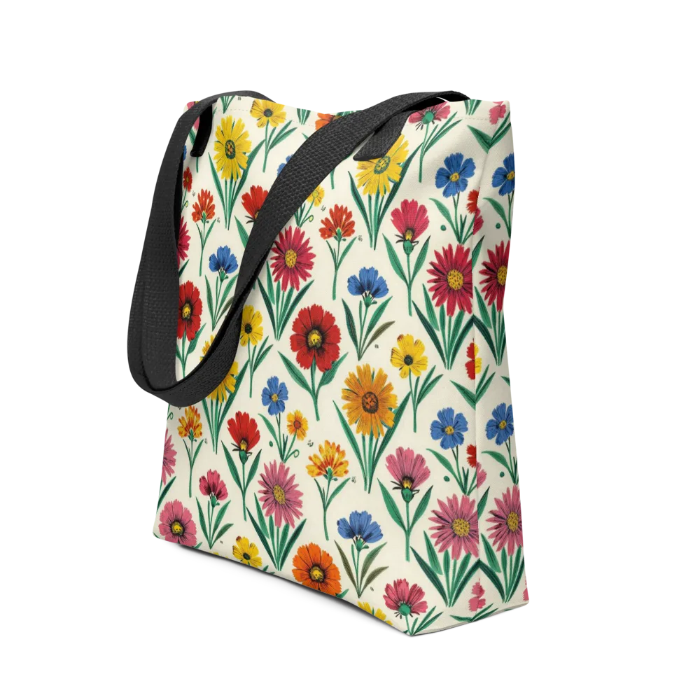 Meadow Mosaic on Tote Bag — Front