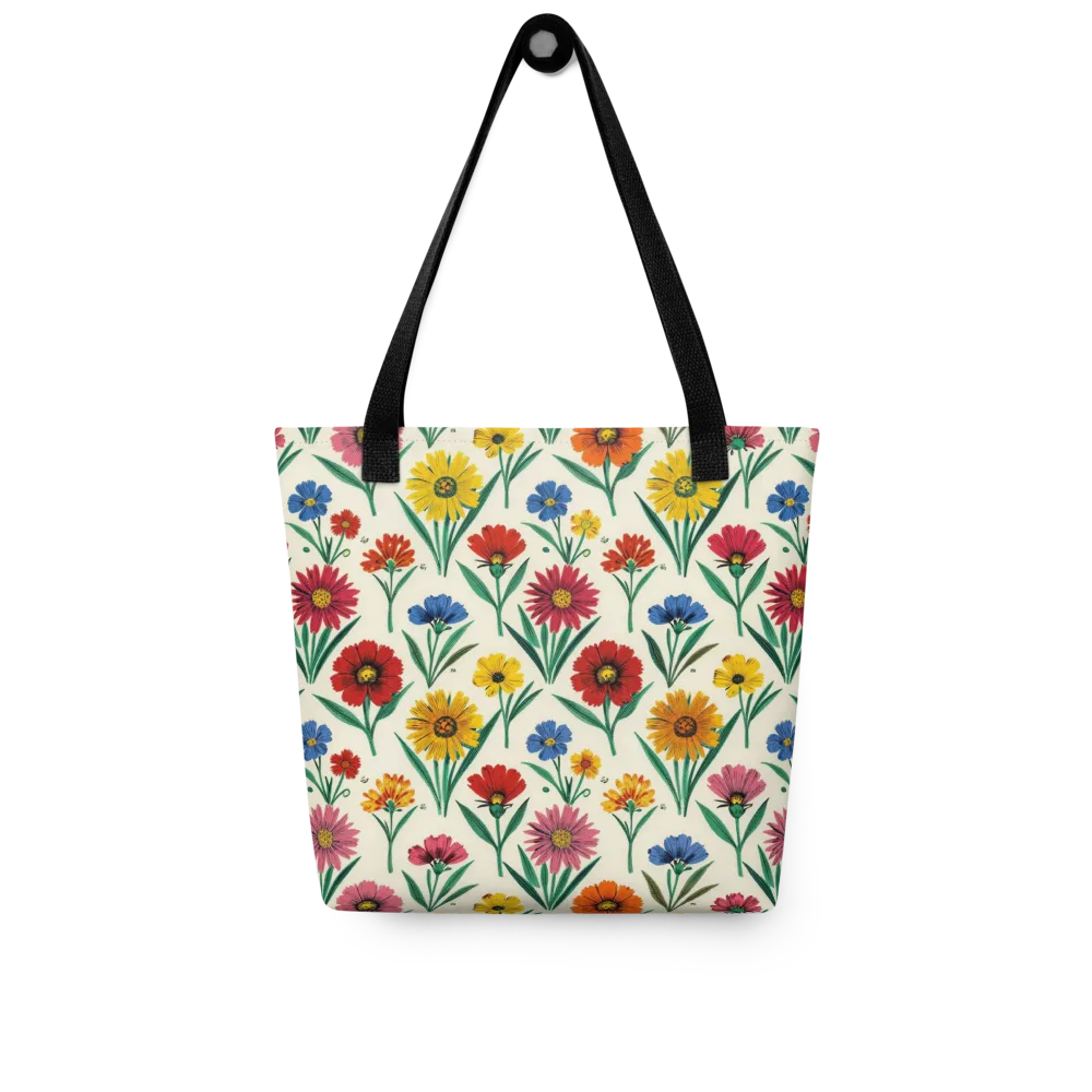 Meadow Mosaic on Tote Bag — Front