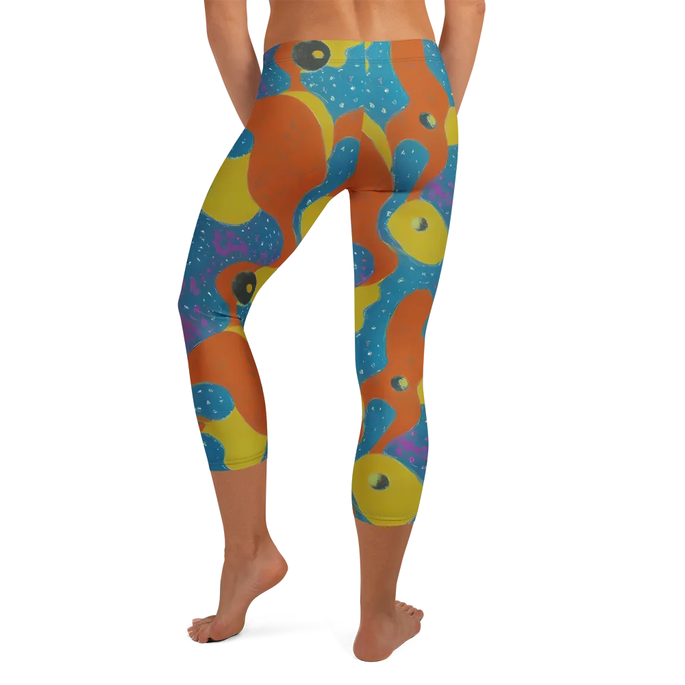 Molten Color on Capri Leggings — Back