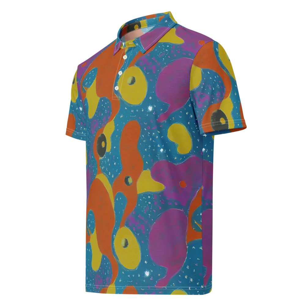 Molten Color on Men's Slim Fit Polo Shirt — Left Front