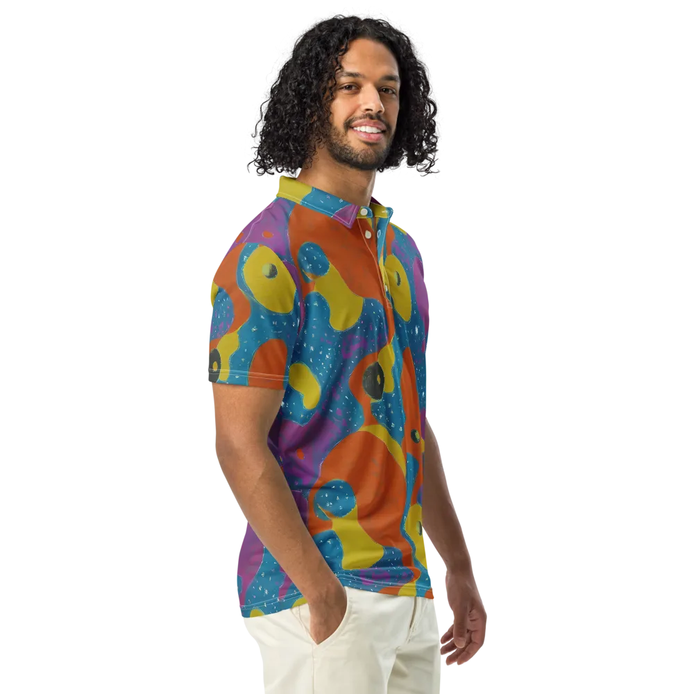 Molten Color on Men's Slim Fit Polo Shirt — Right Front