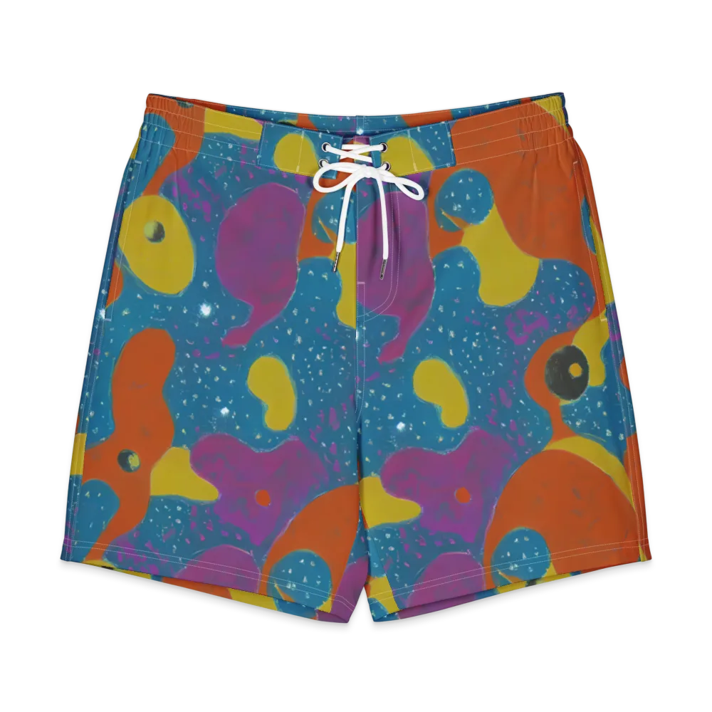 Molten Color on Men's Board Shorts — Front