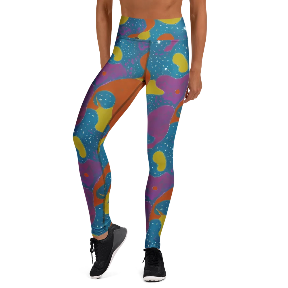 Molten Color on Yoga Leggings — Front