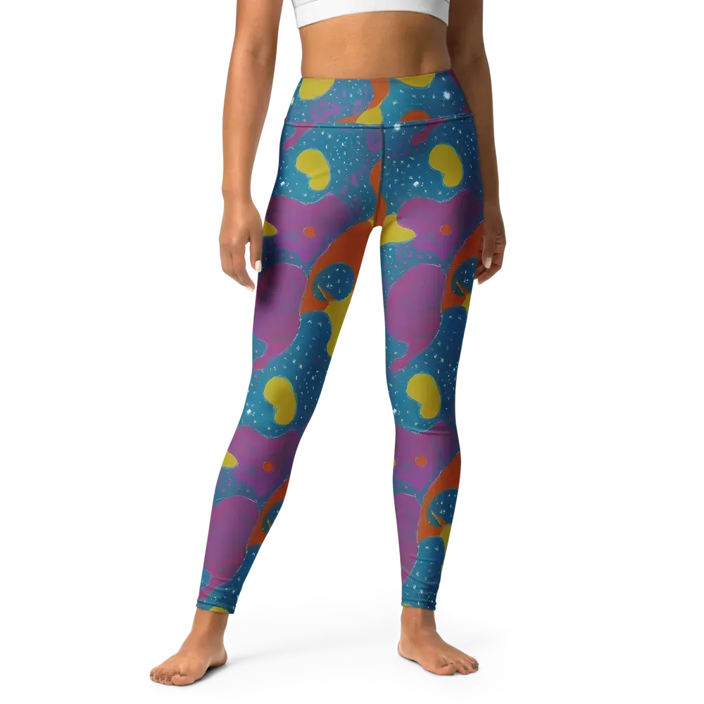 Molten Color on Yoga Leggings — Front