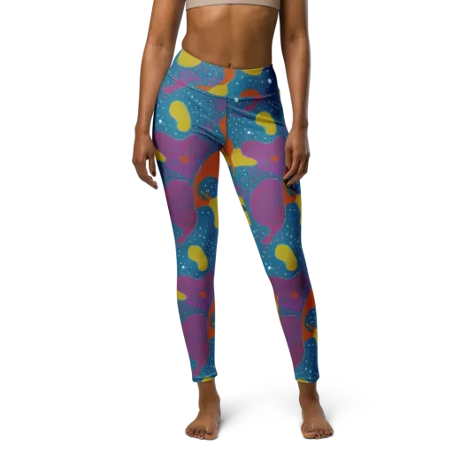 Molten Color on a Yoga Leggings