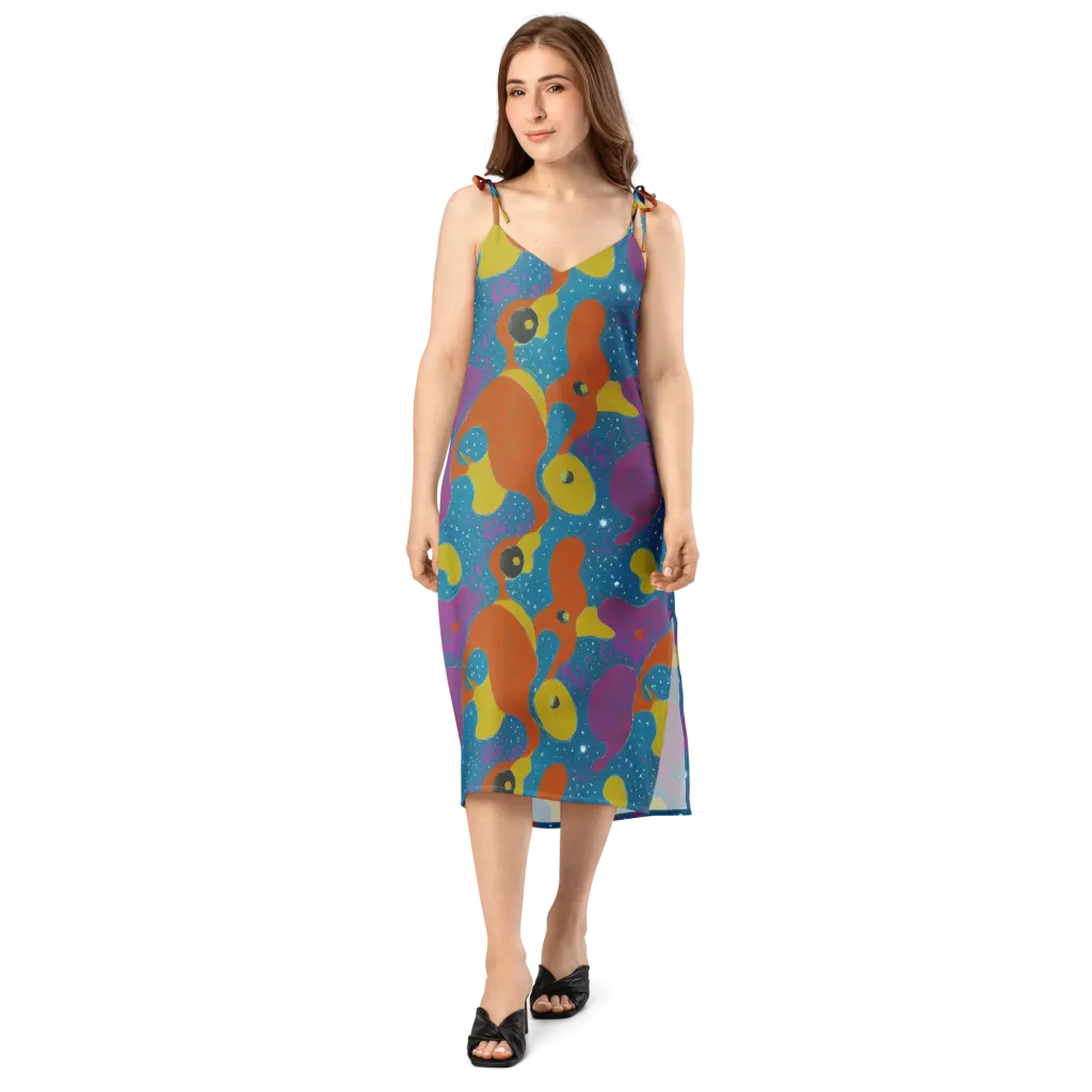 Molten Color on Slip Dress — Front