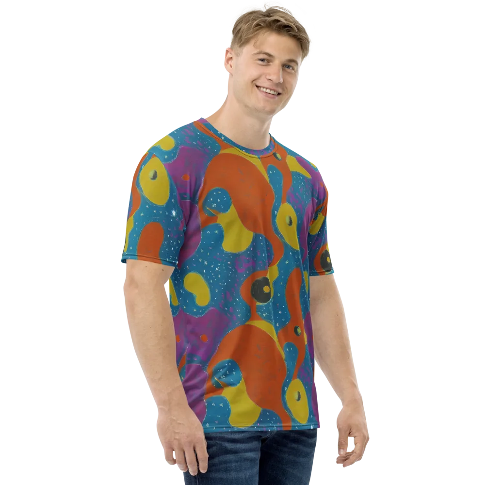 Molten Color on Men's Crew Neck T-Shirt — Right