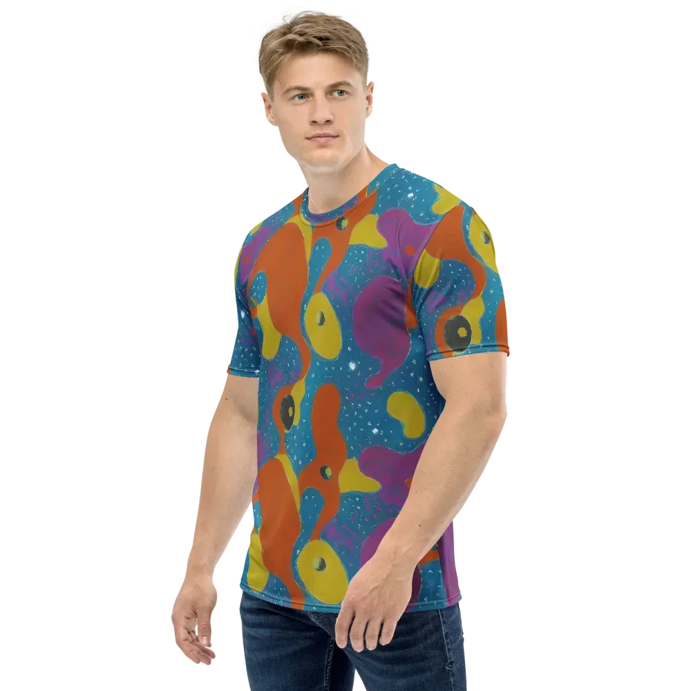 Molten Color on Men's Crew Neck T-Shirt — Left