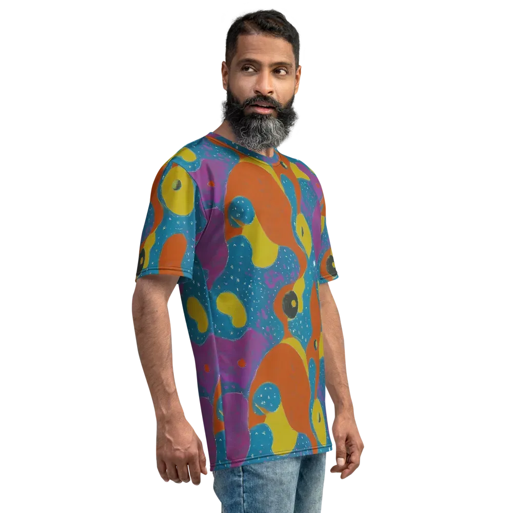 Molten Color on Men's Crew Neck T-Shirt — Right