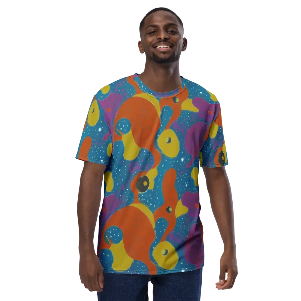 Molten Color on Men's Crew Neck T-Shirt — Front