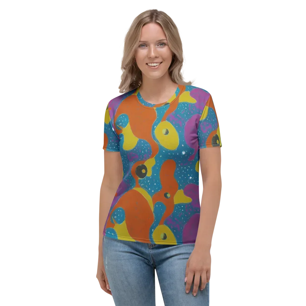 Molten Color on Women's Crew Neck T-Shirt — Front